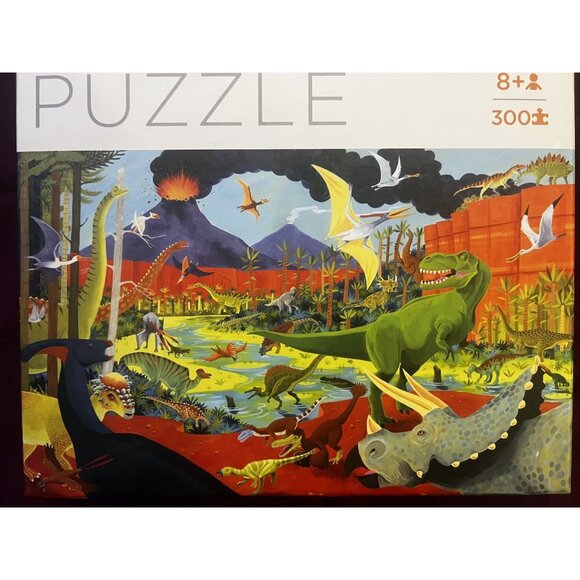 Thirty-Six Dinosaurs Puzzle, Crocodile Creek, 300 Pieces 20" x 27" Ages 8+ - Picture 5 of 9